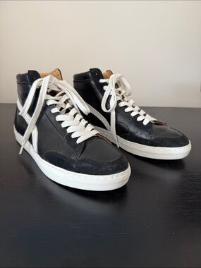 ALOHAS Nova High-Top Sneaker in Black Size EUR 39 US 8-8.5